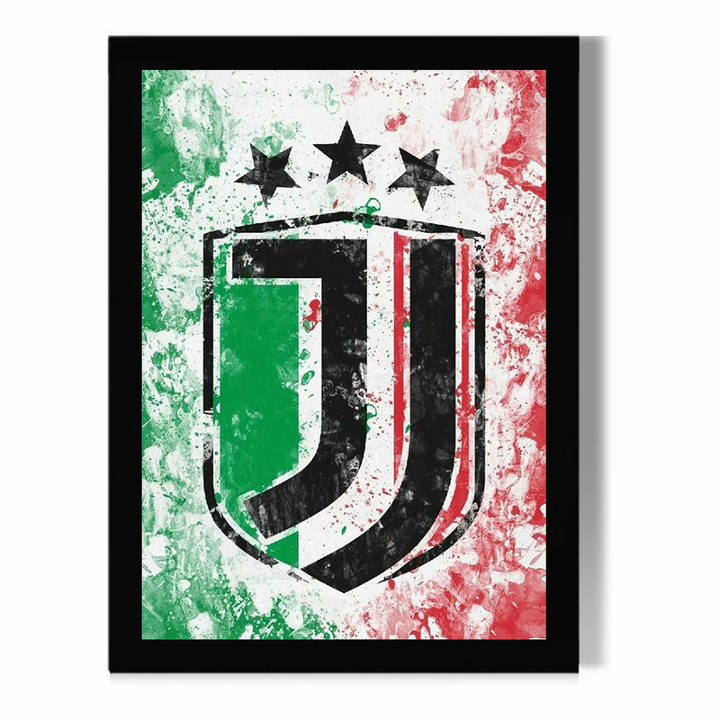 تابلو مدل دیواری طرح یوونتوس Juventus  کد FD587