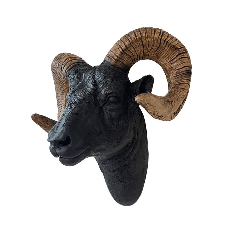 مجسمه مدل دیواری طرح سر قوچ کد 160