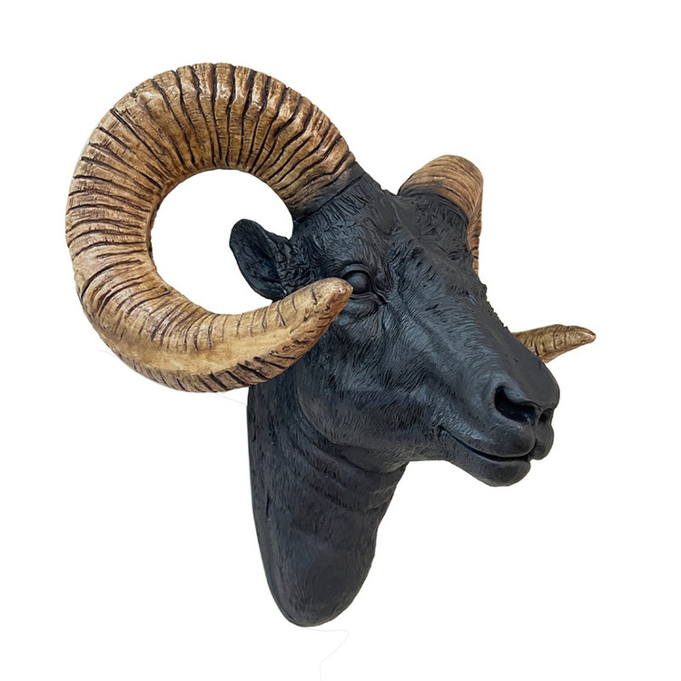 مجسمه مدل دیواری طرح سر قوچ کد 160