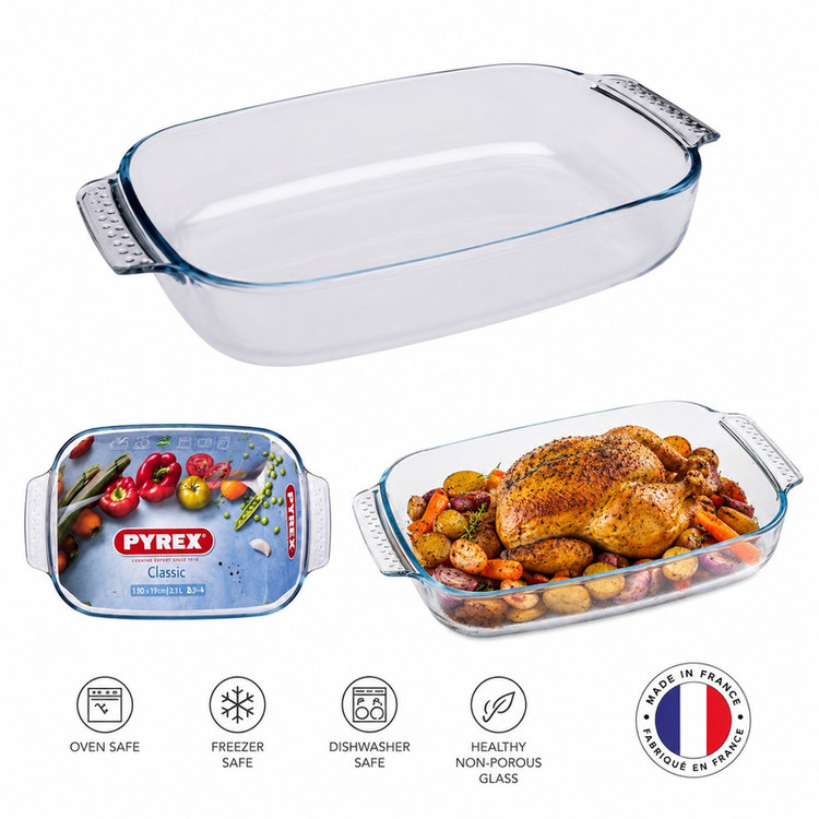 ظرف پخت مدل Classic مستطیل کد 230 بسته 6 عددی
