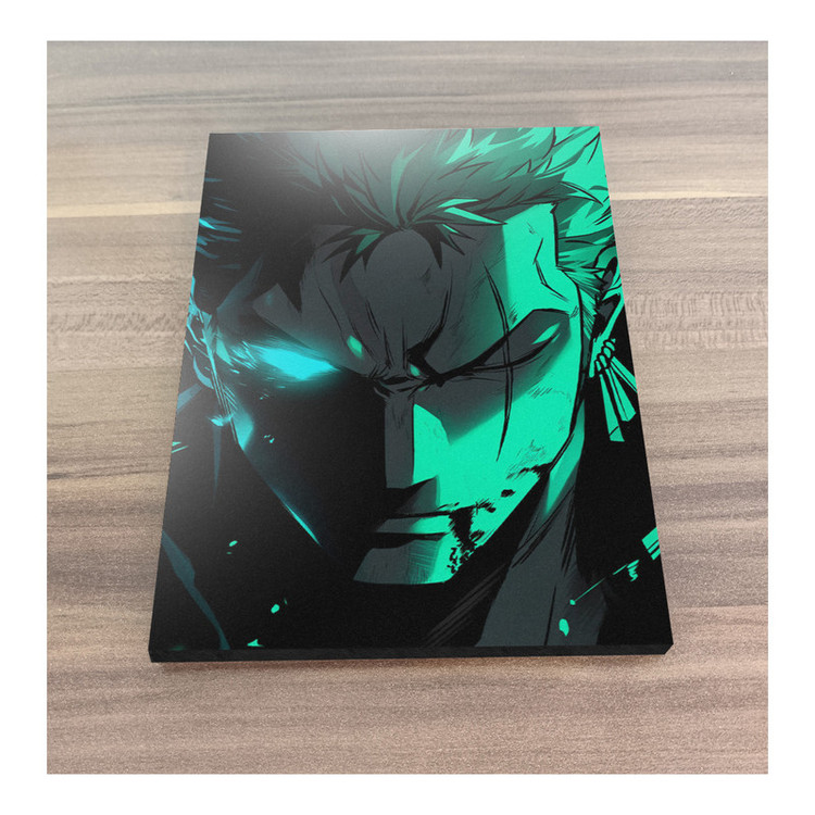تابلو شاسی گوفی مدل انیمه وان پیس رورونوآ زورو طرح Roronoa Zoro One Piece Anime کد DARK41