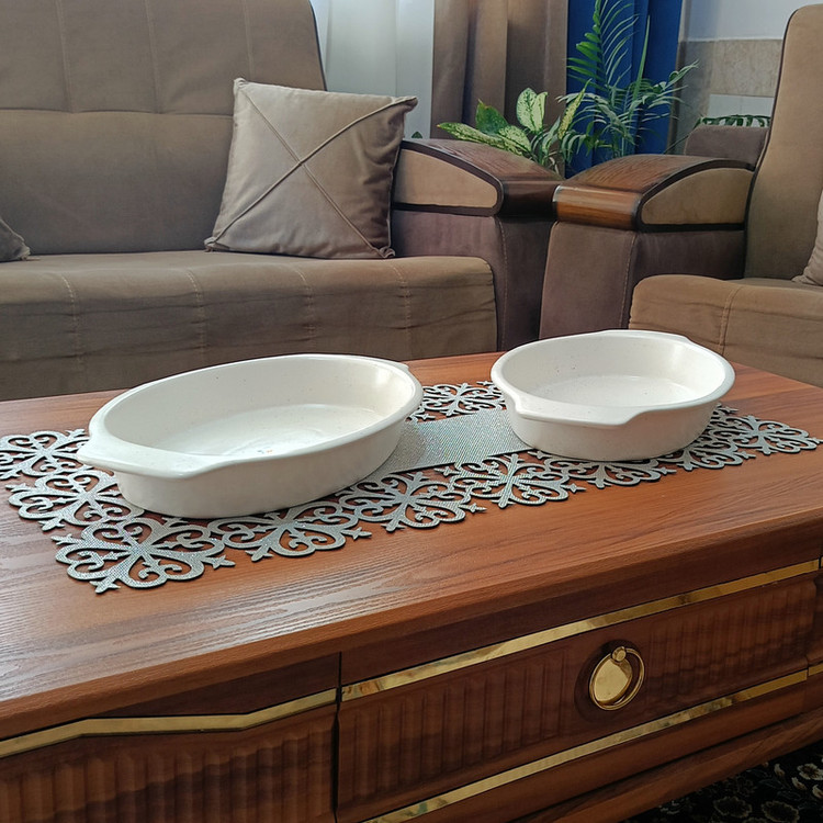 تابه گرانیتی مدل بیضی مجموعه 2 عددی