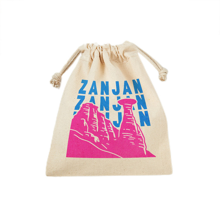 کیسه نان و سبزی ترمه طراحان ایده مدل نماد دودکش جن زنجان کد map0144 - M سایز 23x33 سانتی متر