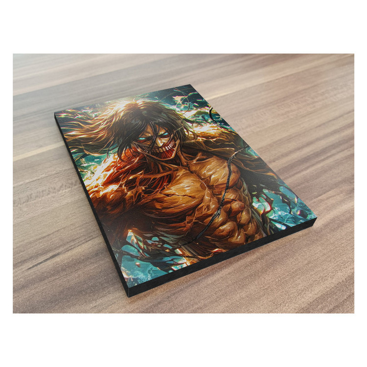 تابلو شاسی گوفی مدل ارن یگر انیمه اتک آن تایتان طرح AOT Eren Yeager Attack on Titan Anime کد TITN052