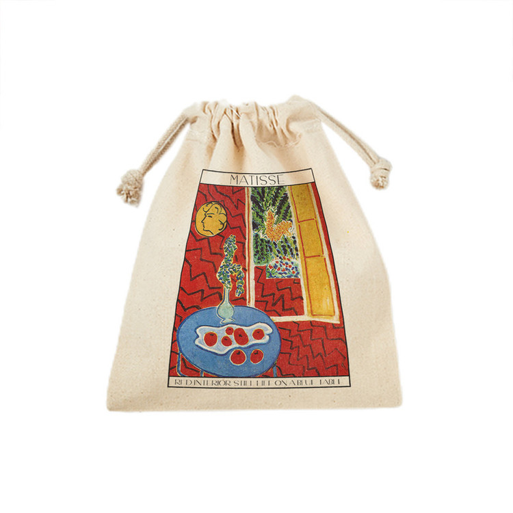 کیسه نان و سبزی ترمه طراحان ایده مدل داخلی قرمز، اشیاء بی جان روی میز آبی از ماتیس کد art0648 - M