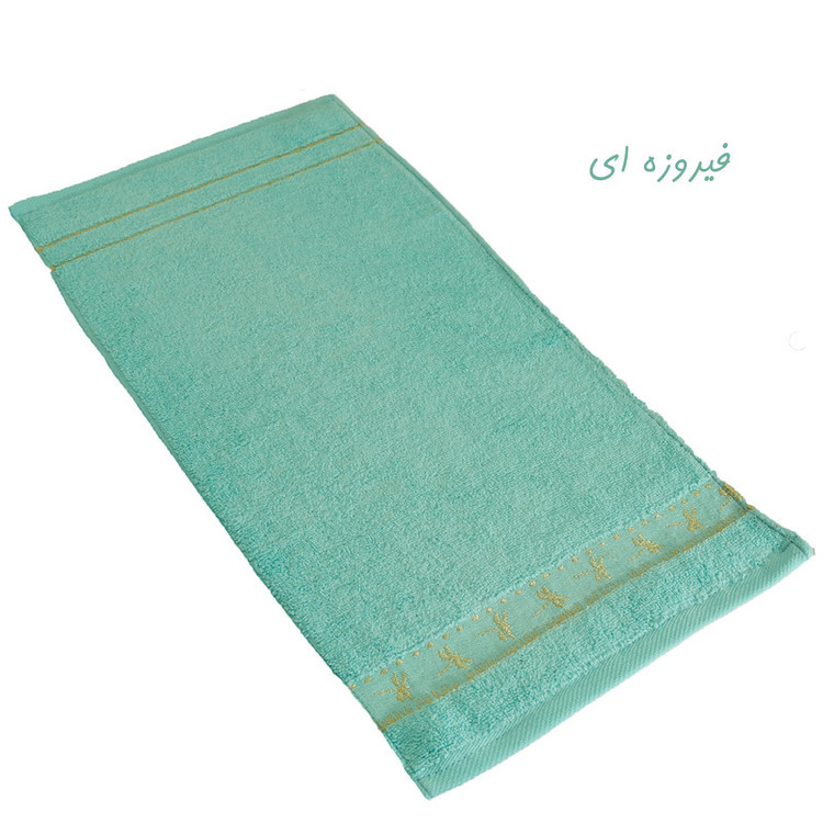 حوله دستی آذین بافت مدل تاج سایز 30x60 سانتی متر