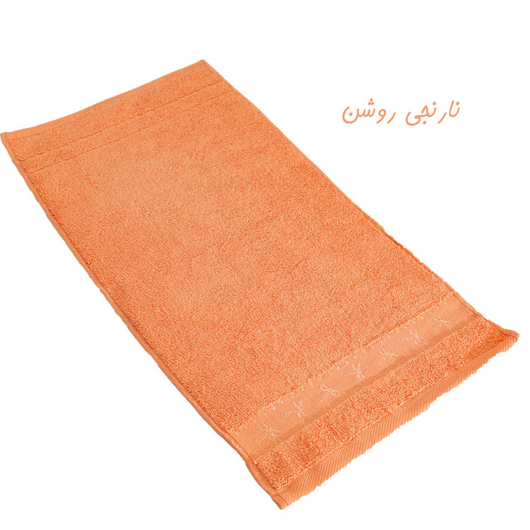 حوله دستی آذین بافت مدل تاج سایز 30x60 سانتی متر