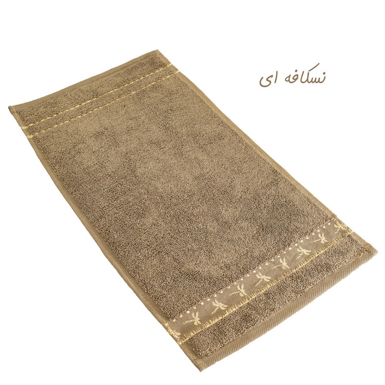 حوله دستی آذین بافت مدل تاج سایز 30x60 سانتی متر