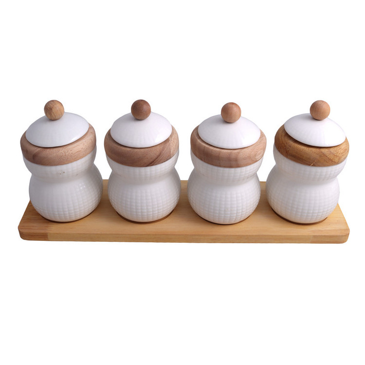 جا ادویه 4 پارچه مدل ریور کد 8585-08