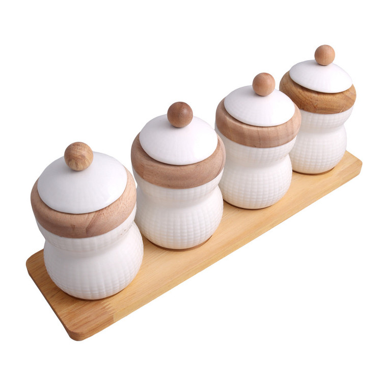 جا ادویه 4 پارچه مدل ریور کد 8585-08