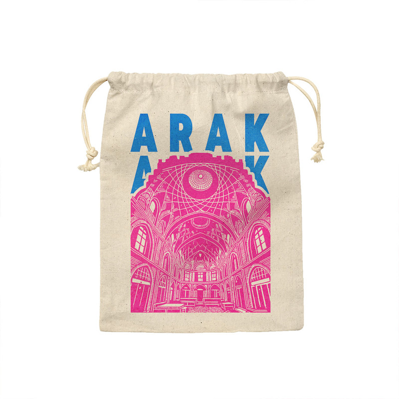 کیسه نان و سبزی ترمه طراحان ایده مدل نماد بازار تاریخی اراک کد map0095 - M سایز 23x33 سانتی متر