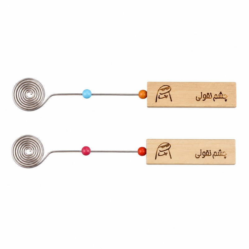 اسپند دودکن مدل دسته چوبی چشم نقولی بسته 2 عددی