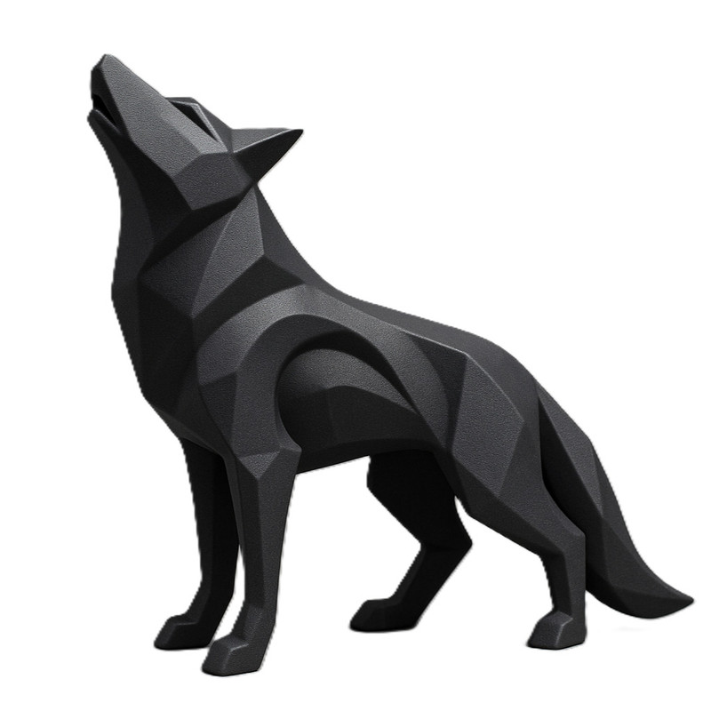 مجسمه مدل ABSTRACT WOLF