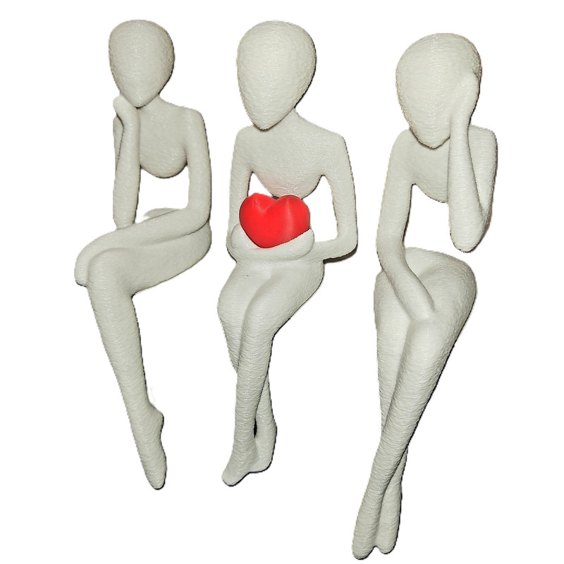 مجسمه مدل Shelf Sitters مجموعه سه عددی
