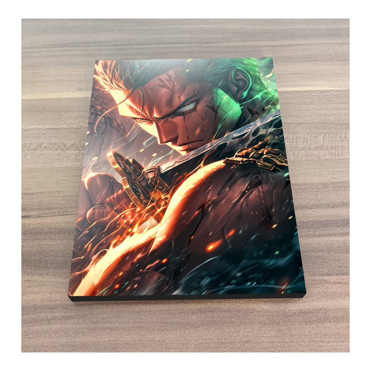 تابلو شاسی گوفی مدل زورو انیمه وان پیس طرح One Piece Zoro کد MOTH241