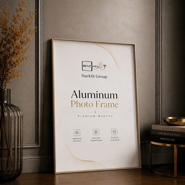 قاب عکس بکلیت مدل آلومینیومی AL-S3040 سایز 40×30 سانتی متر