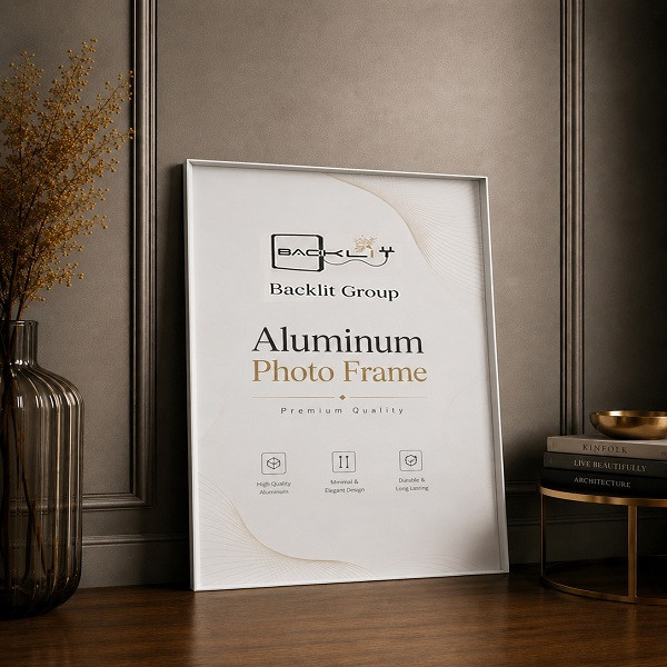 قاب عکس بکلیت مدل آلومینیومی AL-S3040 سایز 40×30 سانتی متر