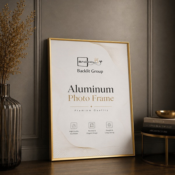 قاب عکس بکلیت مدل آلومینیومی AL-S3040 سایز 40×30 سانتی متر