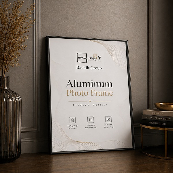 قاب عکس بکلیت مدل آلومینیومی AL-S3040 سایز 40×30 سانتی متر