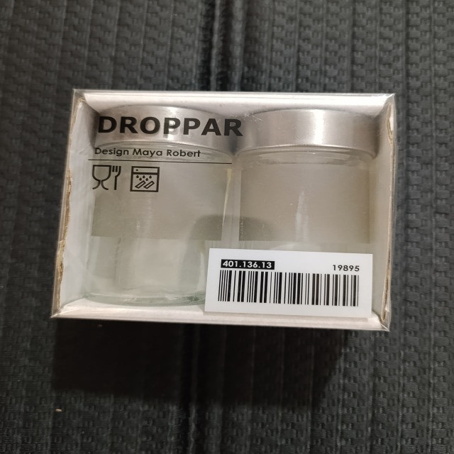 ست جا ادویه 2 پارچه ایکیا مدل DROPPAR