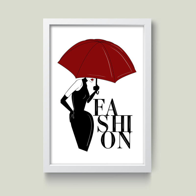 تابلو مدل مینیمال Fashion کدS0115-w