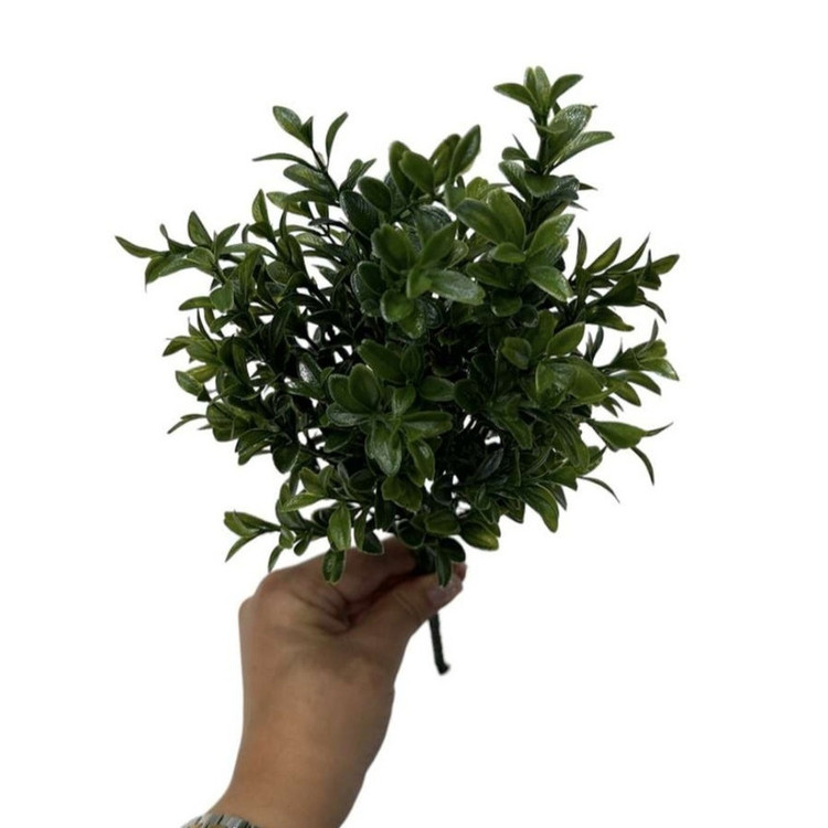 گل مصنوعی مدل بوته شمشاد کد 8904