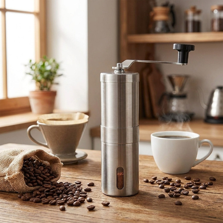 آسیاب دستی قهوه مدل GRINDER-STEEL