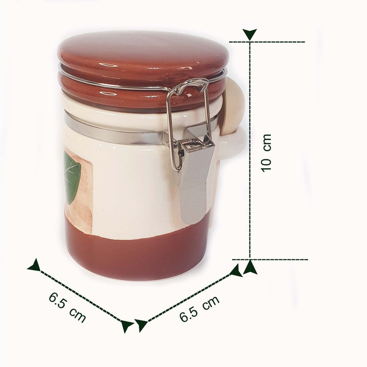 ست جا ادویه دنیلی طرح برگ کد V4-190LeaveX2 مجموعه 2 عددی