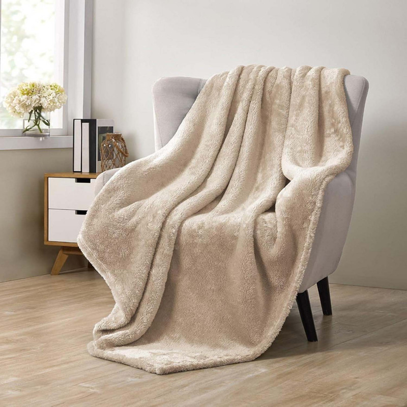 شال مبل و تخت کالامیر مدل تدی سایز 120×180 سانتی متر
