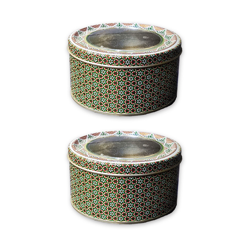 ظرف زعفران و ادویه مدل خاتم کد KH-EX2 بسته 2 عددی