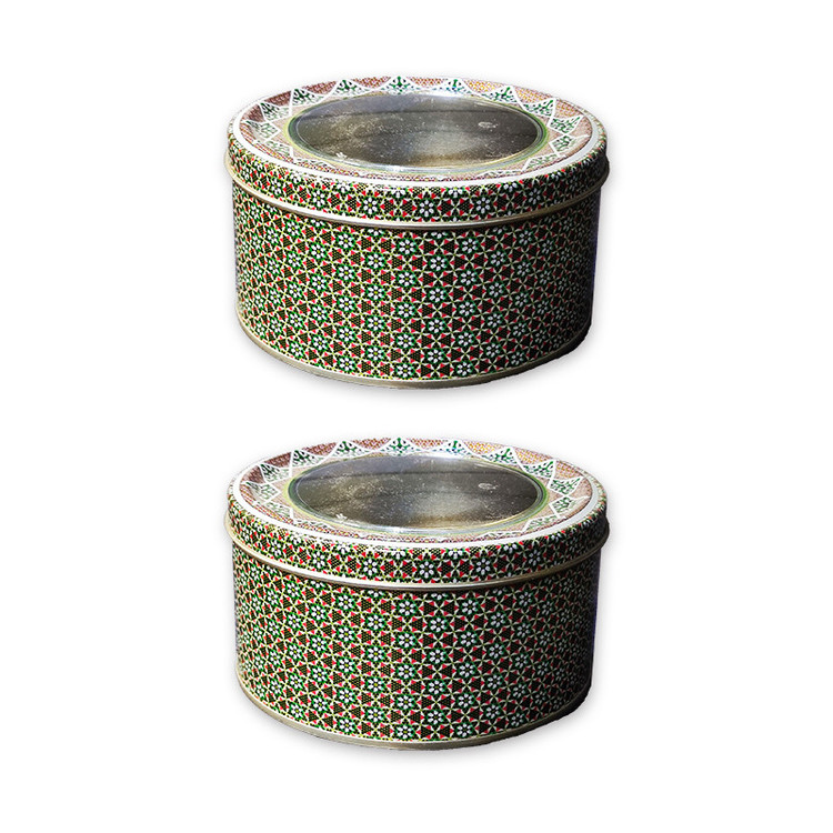 ظرف زعفران و ادویه مدل خاتم کد KH-EX2 بسته 2 عددی