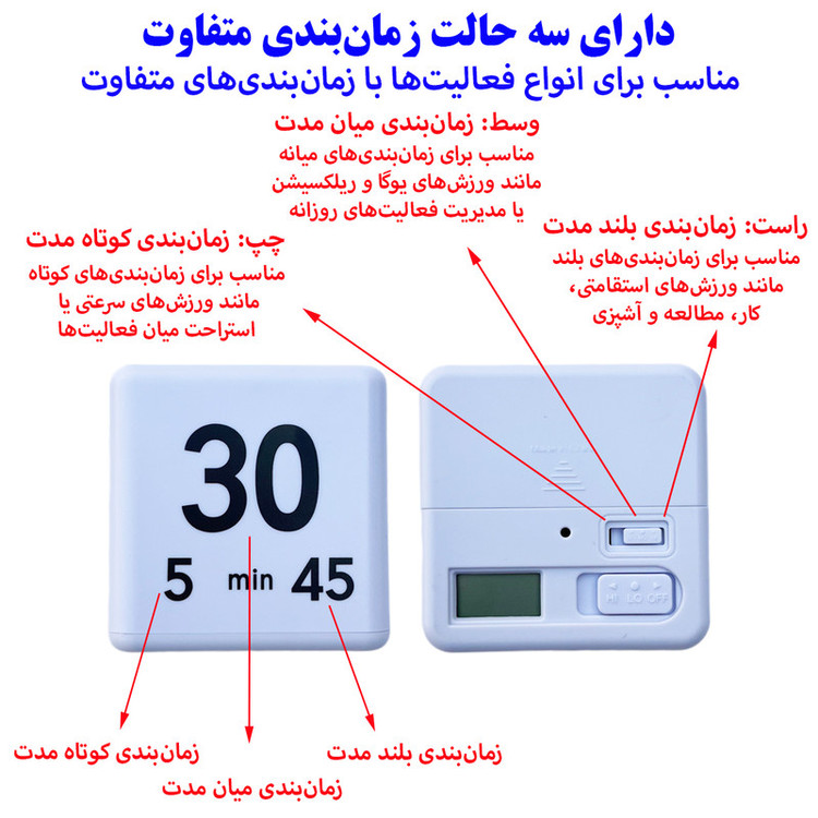 زمان سنج مدل جاذبهای 12 زمانه کد CT01-90