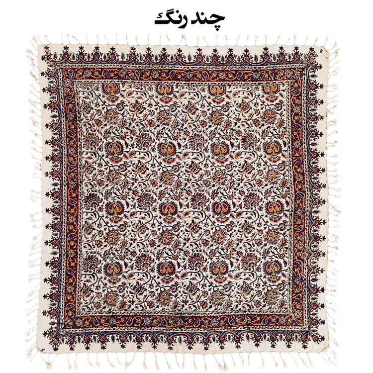 رومیزی قلمکار مدل گل دار
