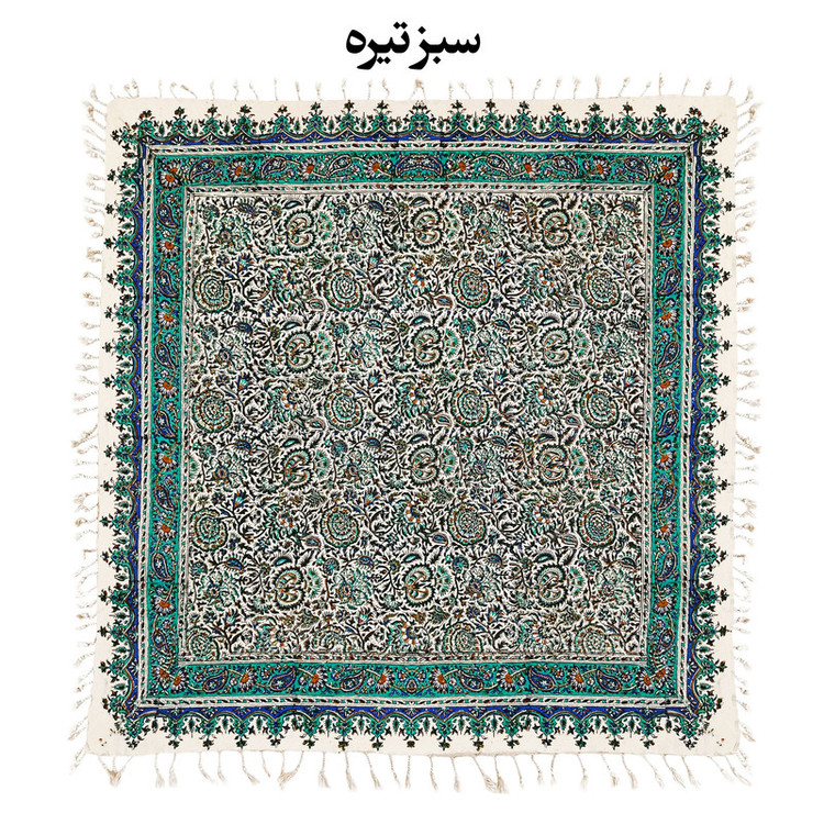 رومیزی قلمکار مدل گل دار