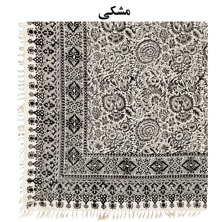 رومیزی قلمکار مدل گل دار