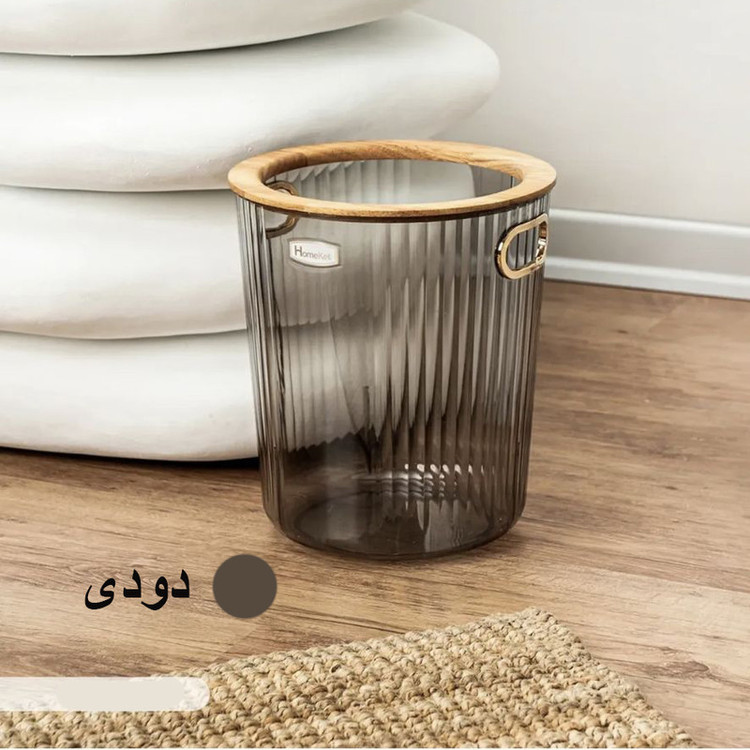 ست سطل و جا دستمال کاغذی هوم کت مدل رابین
