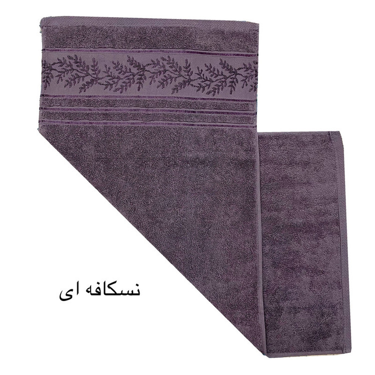 حوله دست و صورت هنرمند مدل شاخه سایز 40x80 سانتی متر