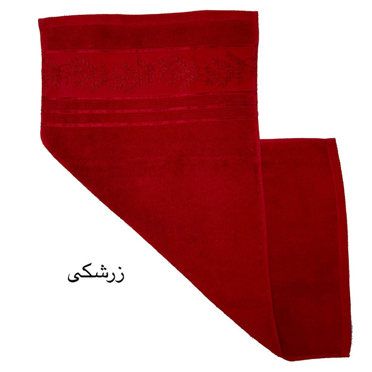 حوله دست و صورت هنرمند مدل شاخه سایز 40x80 سانتی متر