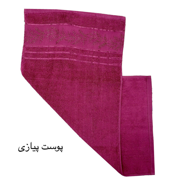 حوله دست و صورت هنرمند مدل شاخه سایز 40x80 سانتی متر