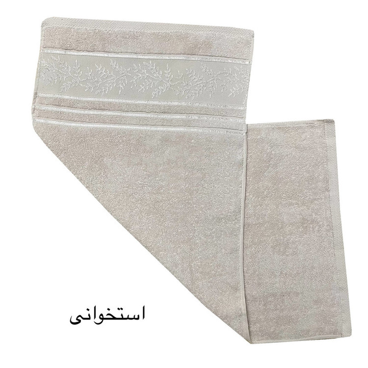 حوله دست و صورت هنرمند مدل شاخه سایز 40x80 سانتی متر