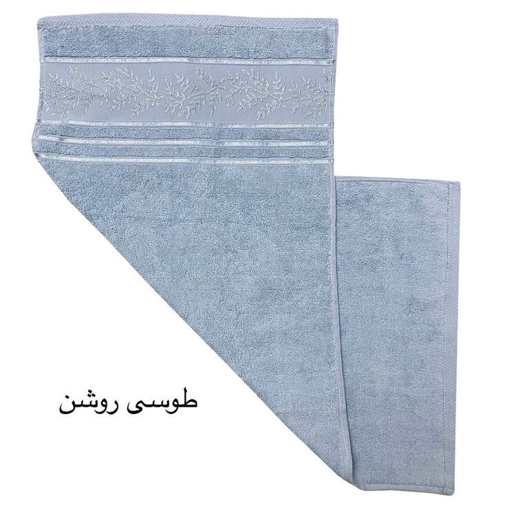 حوله دست و صورت هنرمند مدل شاخه سایز 40x80 سانتی متر