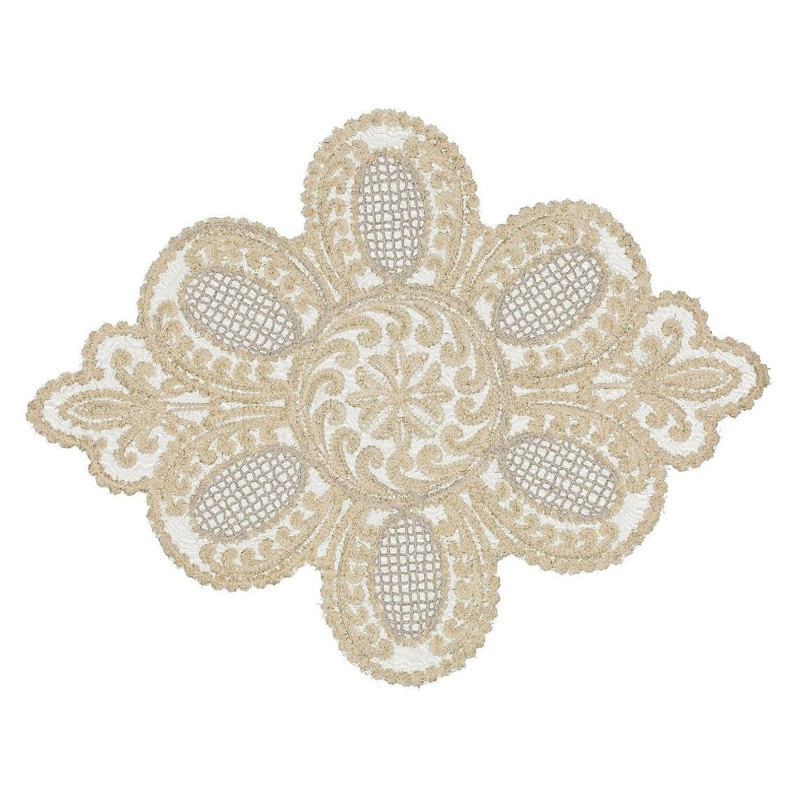 رومیزی مدل لوزی طرح صدف سایز 48x37 سانتی متر