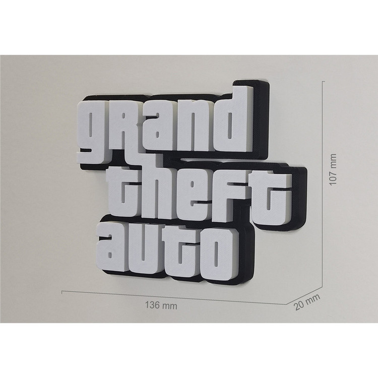 دکوری مدل لوگو GTA