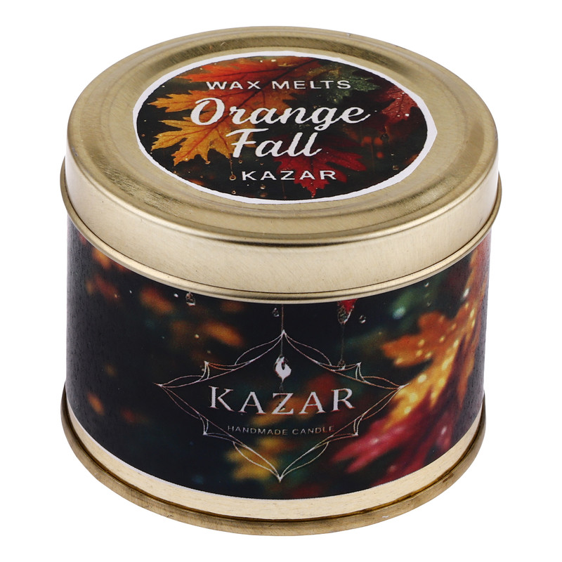 شمع وکس ملت معطر مدل Orange fall رایحه چوب بسته 20 عددی