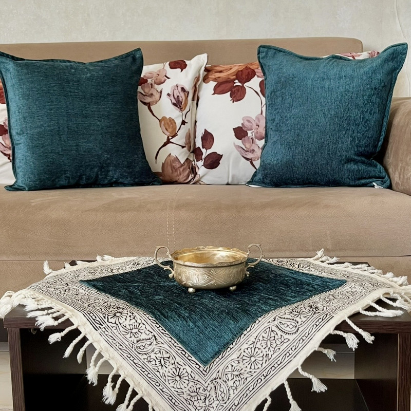 کاور کوسن مدل مخمل دیبا سایز 40*40 سانتی متر