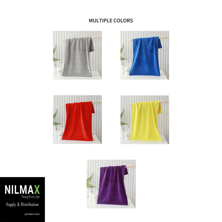 دستمال نظافت خانه و آشپزخانه میکروفایبر، حولهای نیلمکس مدل NILMAX H005 بسته 3 عددی
