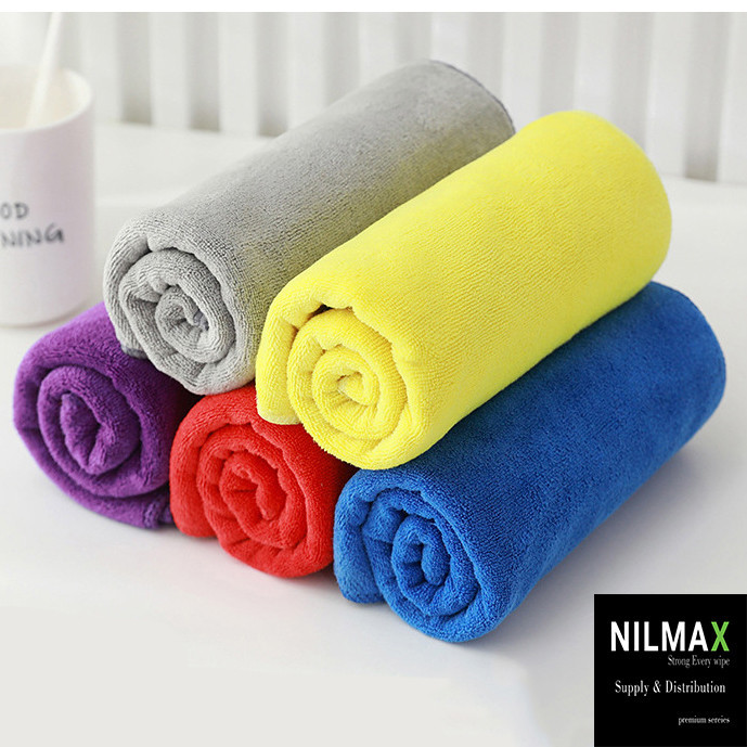دستمال نظافت خانه و آشپزخانه میکروفایبر، حولهای نیلمکس مدل NILMAX H005 بسته 3 عددی