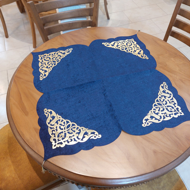 رومیزی طرح داماس کد 60cm