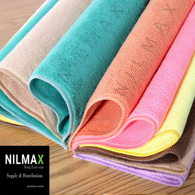 دستمال نظافت خانه و آشپزخانه میکروفایبر، حولهای مدل NILMAX H008 بسته 5 عددی