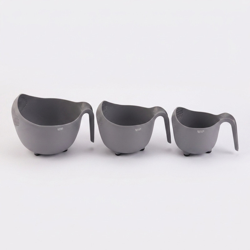 آبکش و آبگیر لیمون مدل Non Slip مجموعه 3 عددی